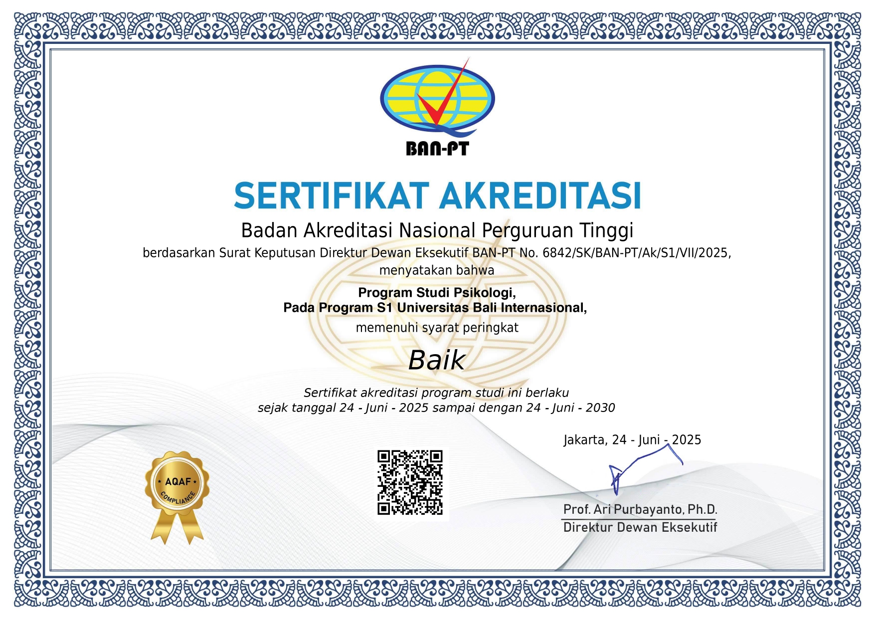 Sertifikat Akreditasi