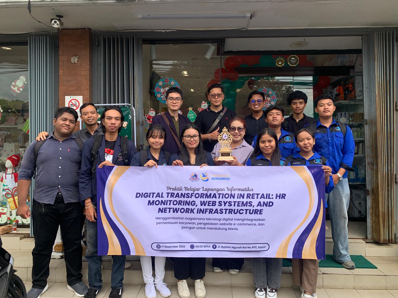 Mahasiswa Prodi Informatika UNBI Pelajari Penerapan Sistem Pendukung Keputusan dan Big Data di Genyc Babyshop