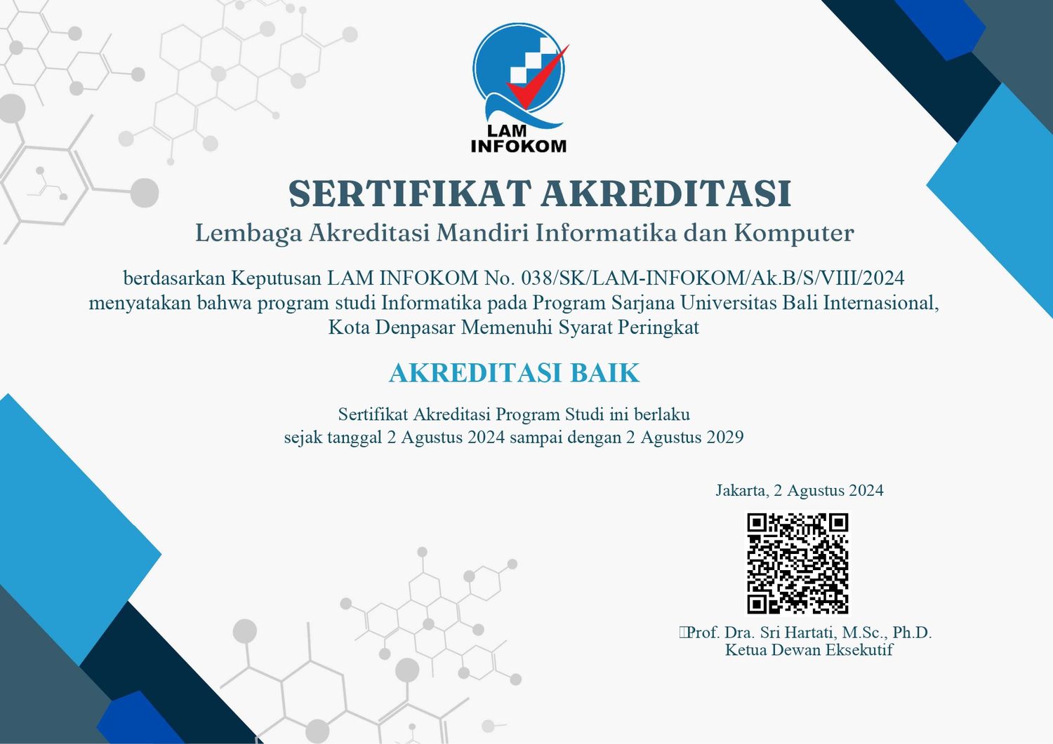 Sertifikat Akreditasi