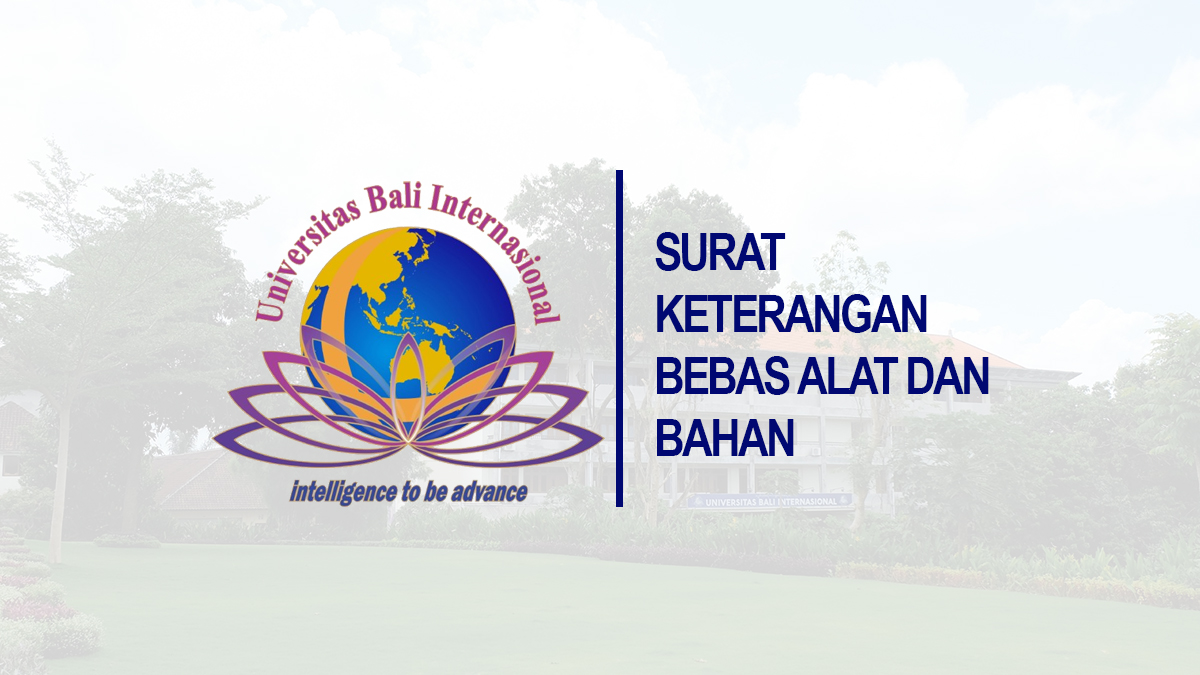 Surat Bebas Alat dan Bahan