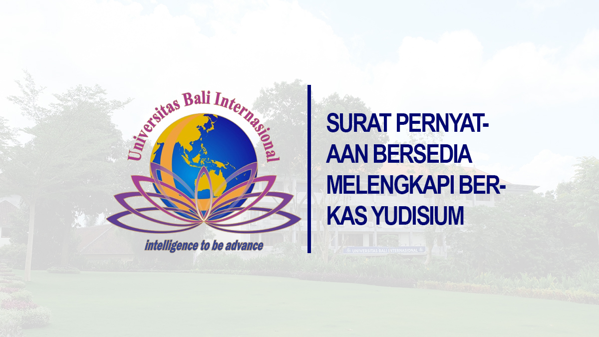 Surat Pernyataan Bersedia Melengkapi Berkas Yudisium
